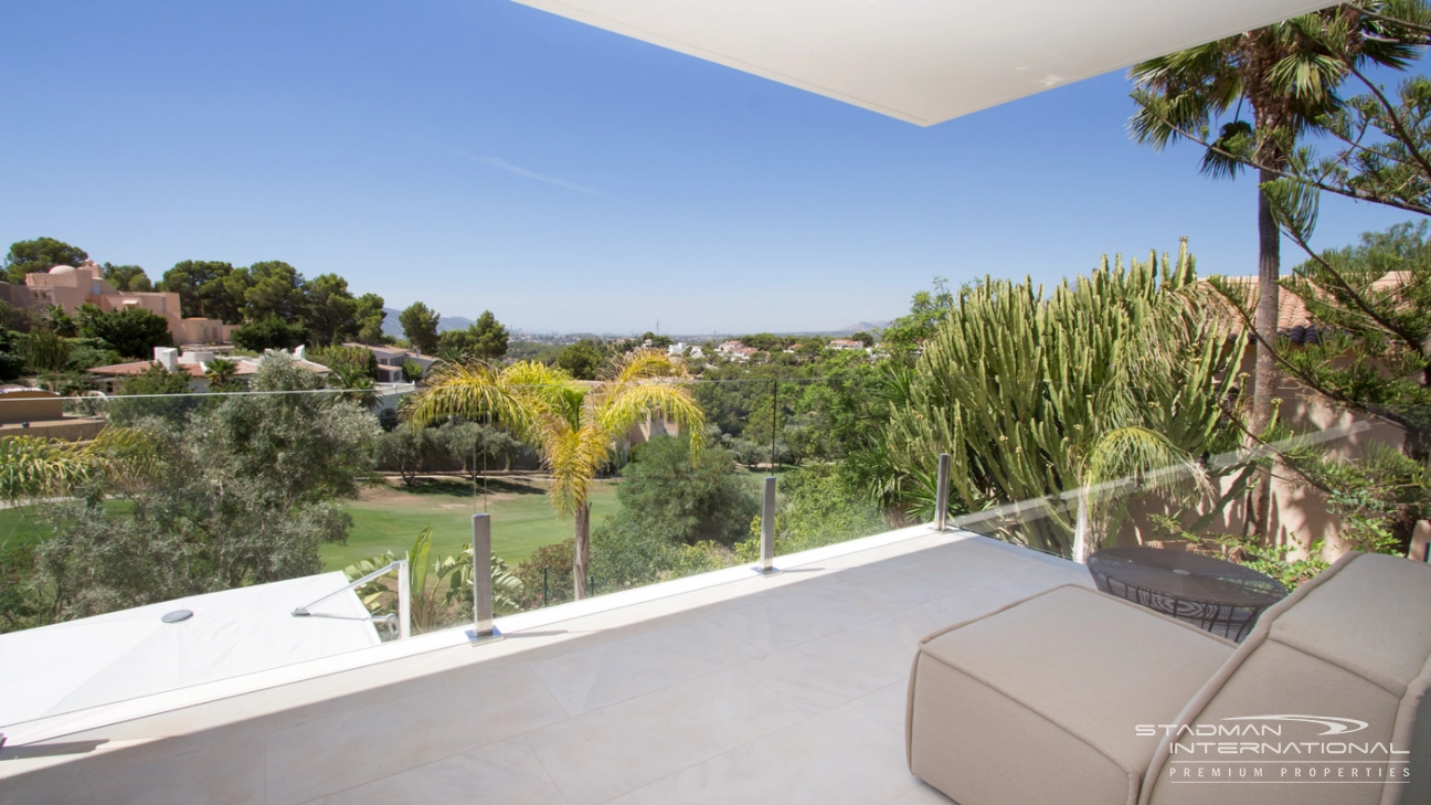 Beautiful Modern Villa Directly Overlooking Don Cayo Golf Course in Altea La Vella