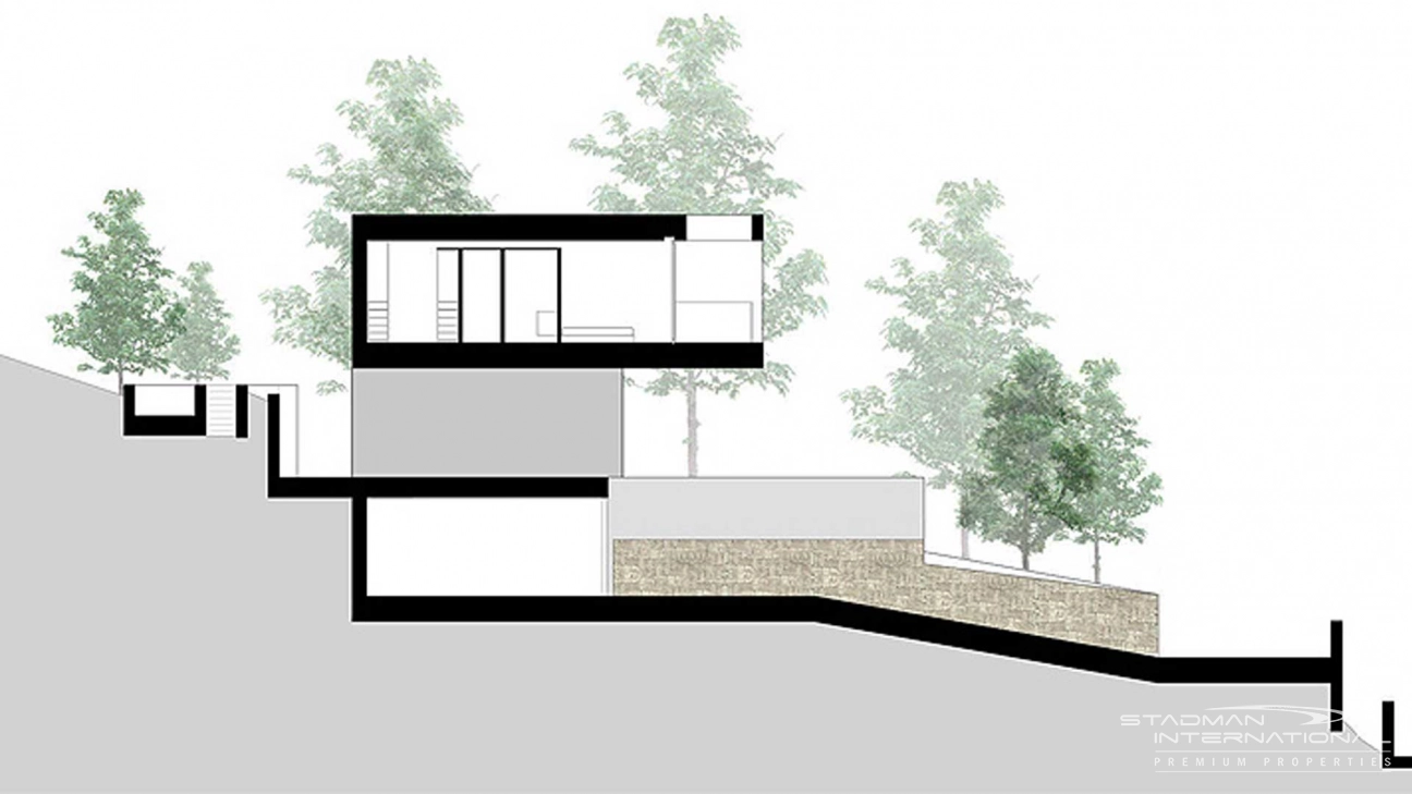Unik Arkitektonisk Designvilla i Altea Hills