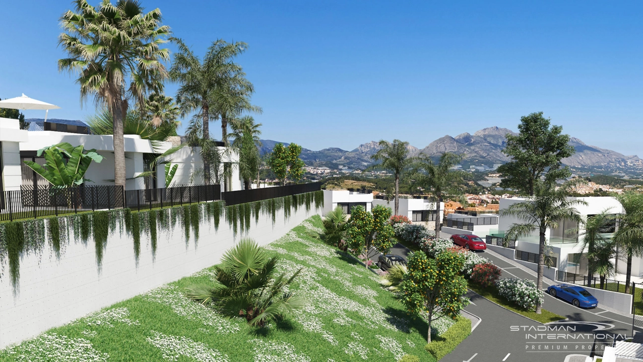 Moderne Nieuwbouw Villa met Subliem Panoramisch Zeezicht