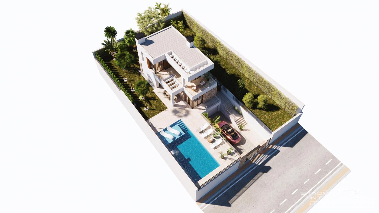 Moderne und neue Villa mit Meerblick in Sierra Cortina