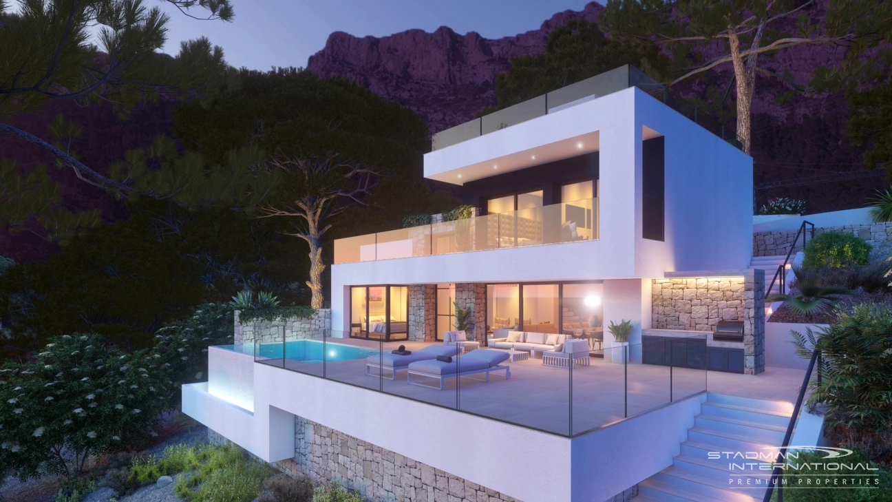 Moderna Villa de Nueva Construcción con Vistas Panorámicas en Altea Hills