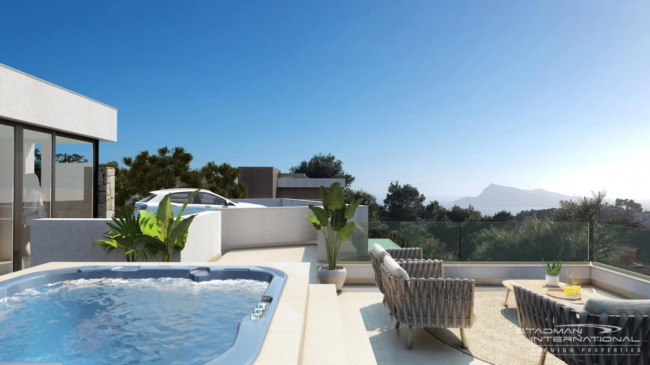 New Modern Villa with Beautiful Panoramic View in Altea Hills