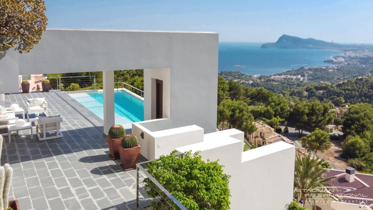 Moderne Villa in Altea Hills mit fantastischem Meerblick