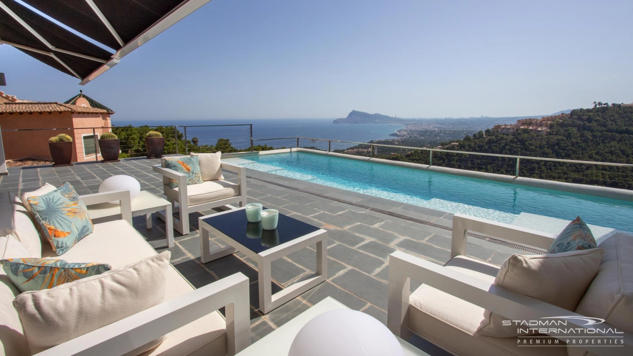 Moderne Villa in Altea Hills mit fantastischem Meerblick