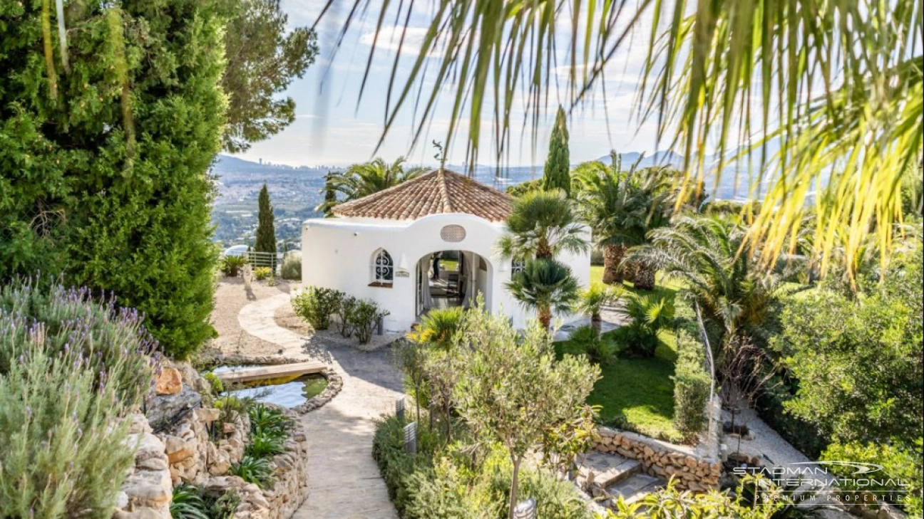 Luxuriöse Villa mit Meerblick in der Sierra de Altea
