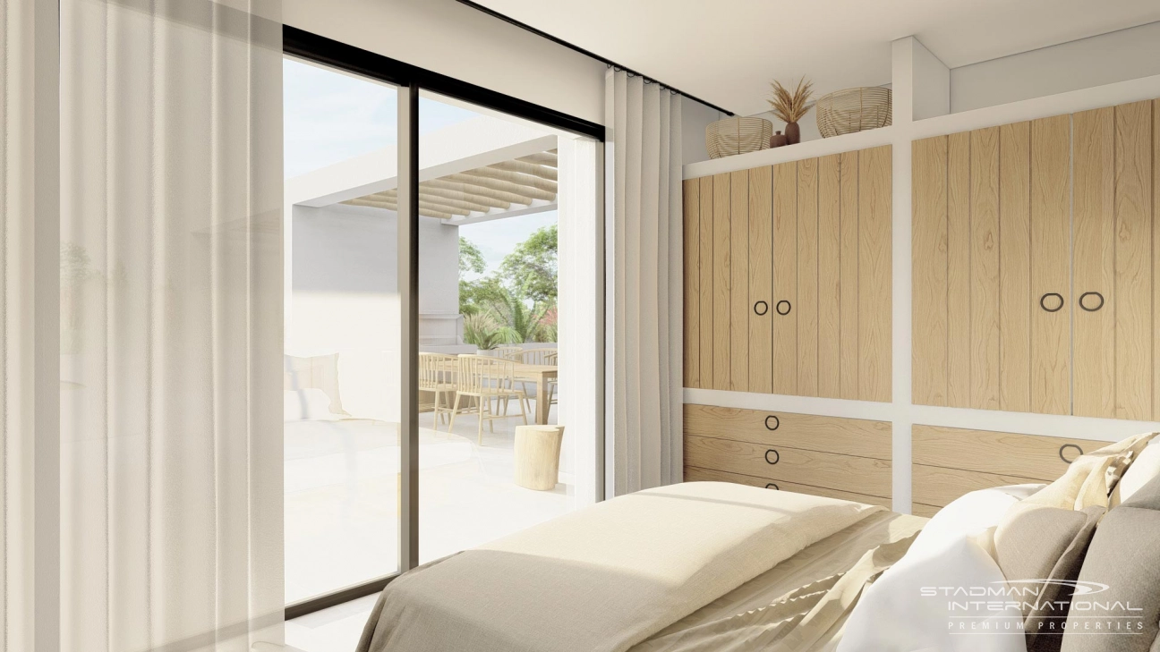 Villa Nouvellement Construite Style d'Ibiza avec Vue sur Mer près d'Altea La Vella