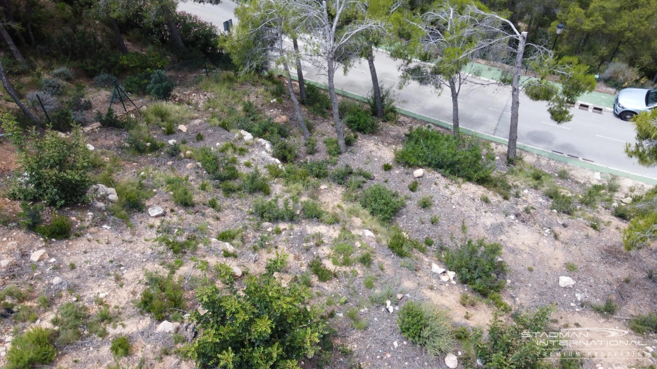 Baugrundstück mit Panoramablick in Altea Hills