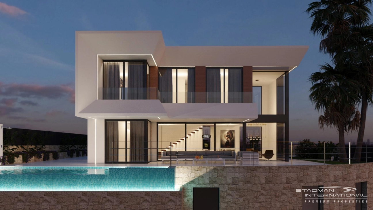 Nieuwbouw Luxe Villa met Spectaculair Zeezicht