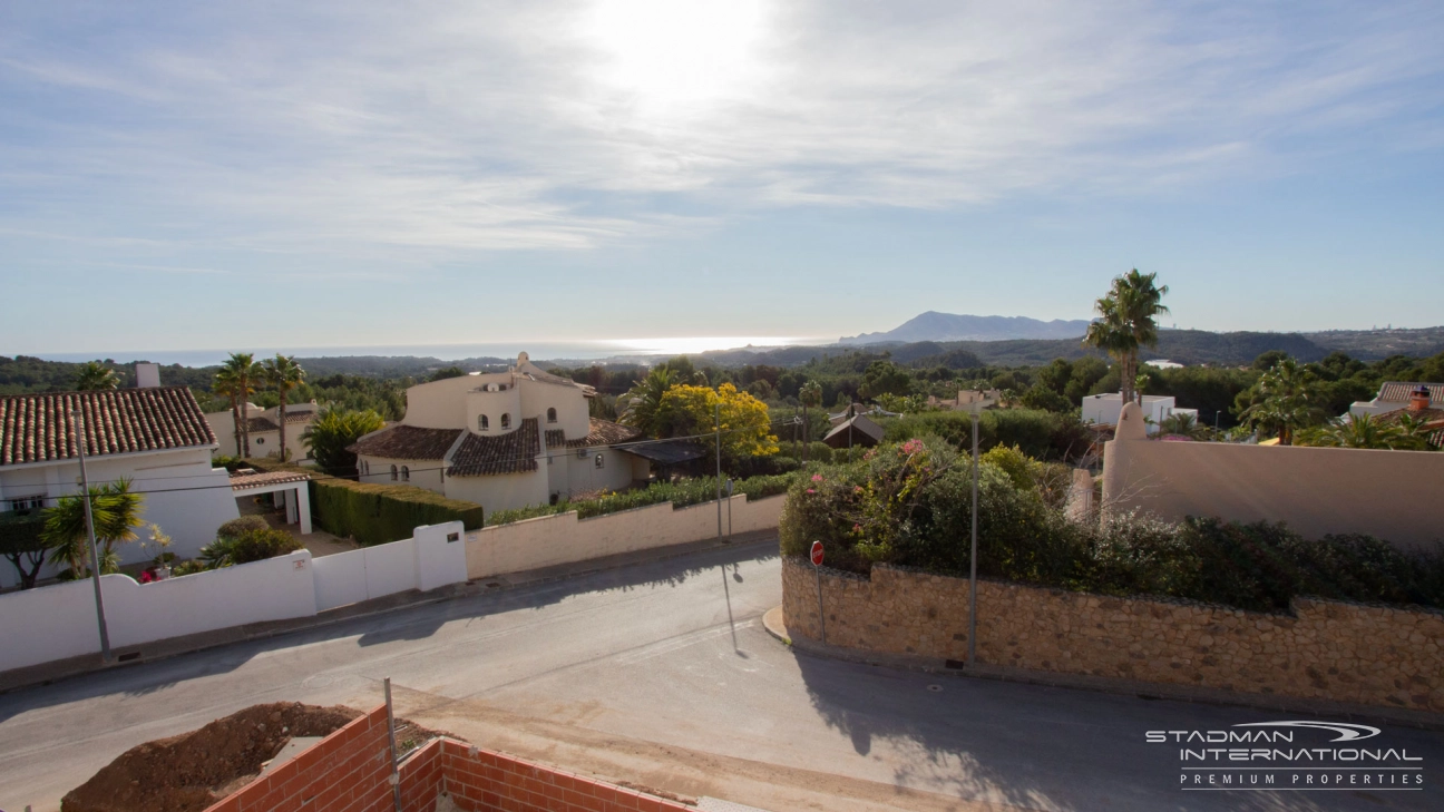 Modern New Build Villa on a Corner Plot with Sea Views