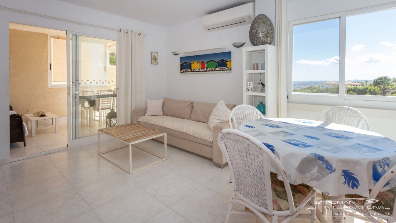 Corner Apartment with Sea View in the Sierra de Altea

