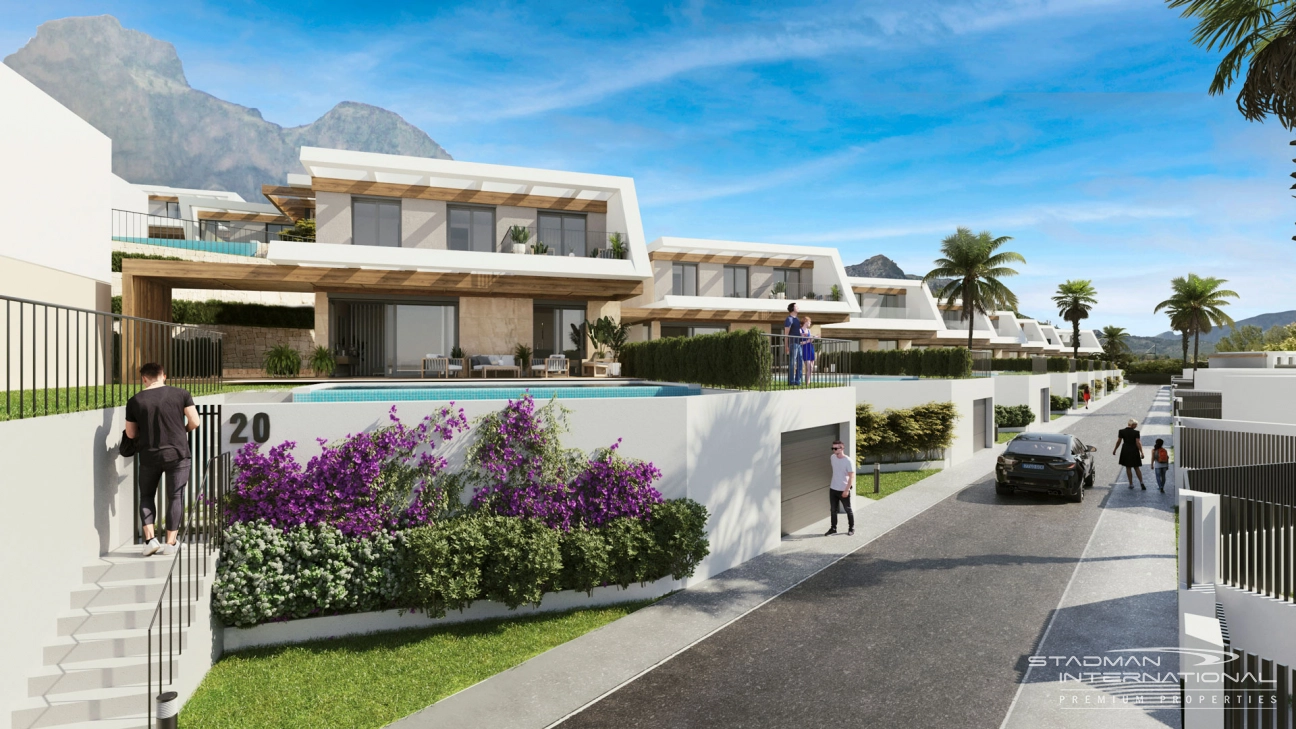 Villas Modernes de Nouvelle Construction à Polop de la Marina 