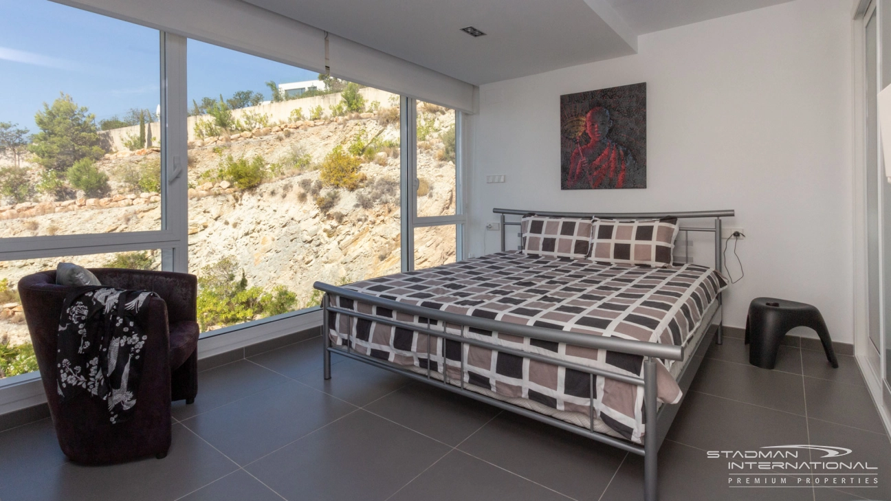 Moderne Villa mit spektakulärem Blick auf die Bucht von Altea