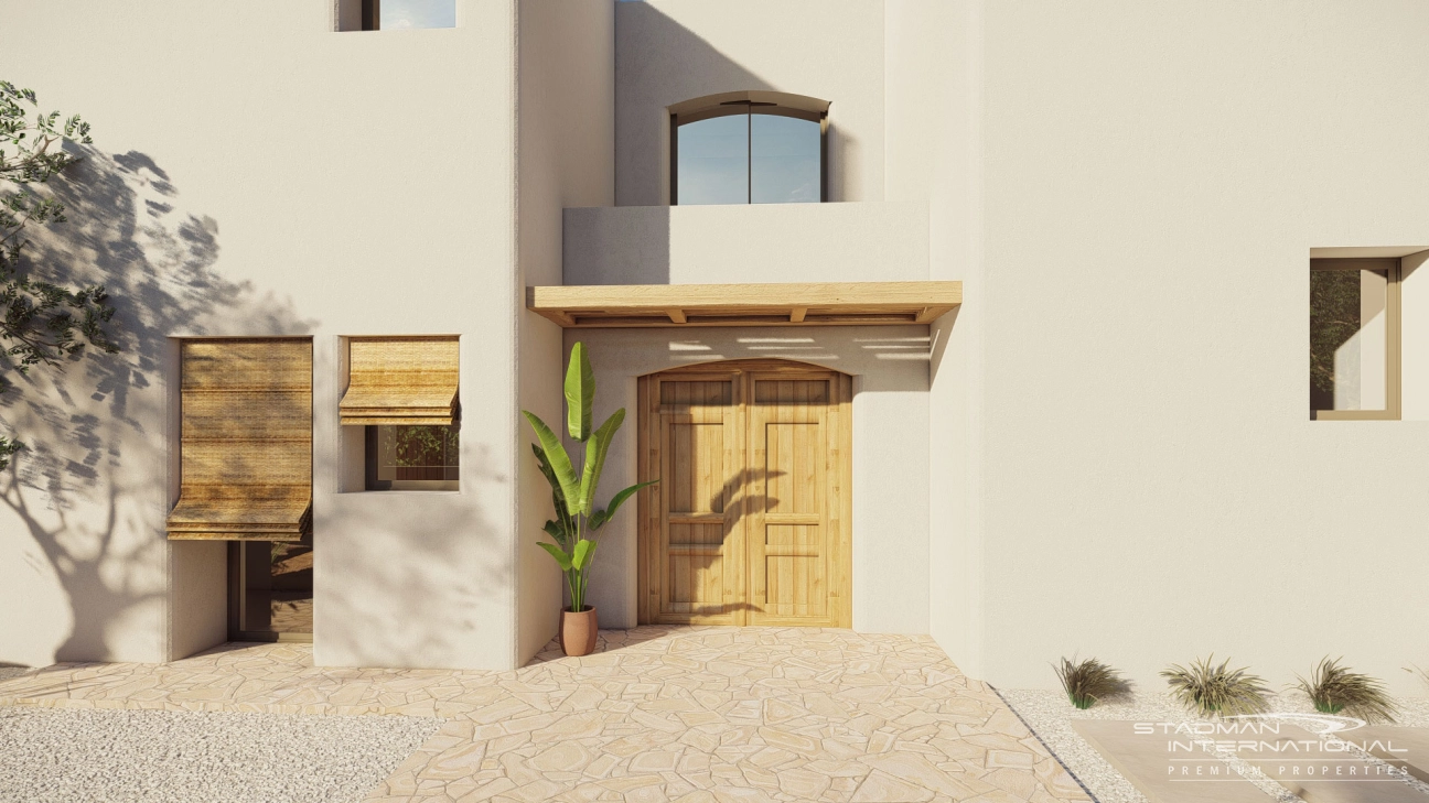 Nieuwbouw Villa in Ibiza Stijl met Zeezicht