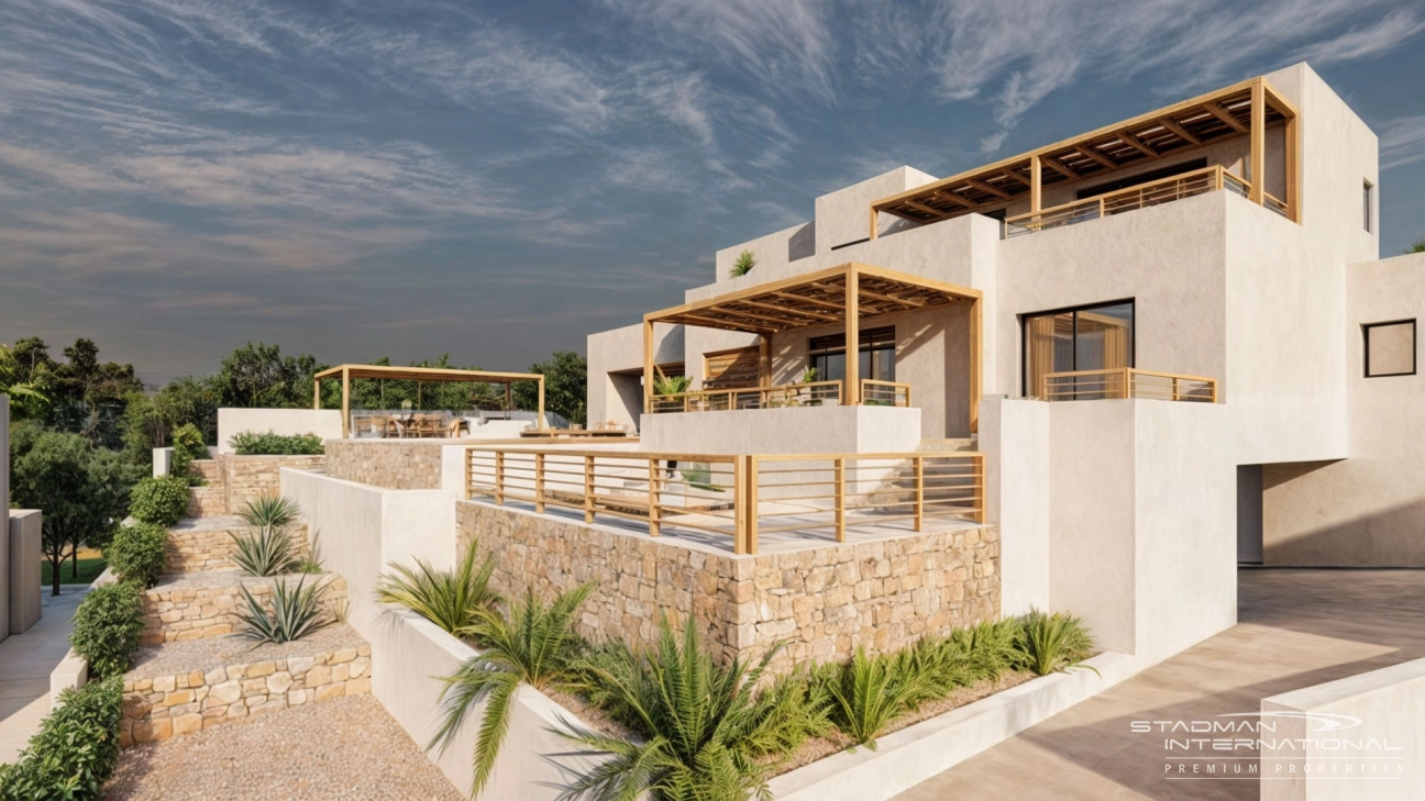 Villa de Nouvelle Construction de Style Ibiza avec Vue Mer