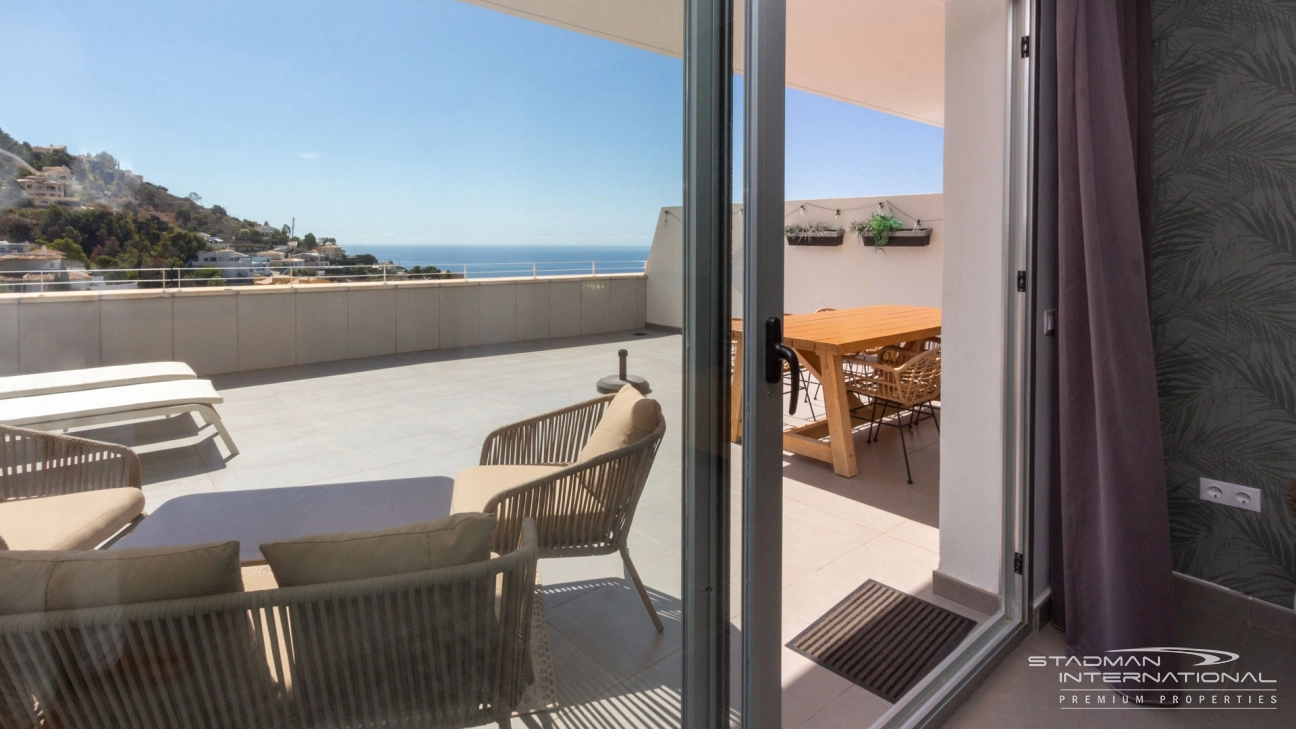 Schöne moderne Wohnung mit Meerblick 