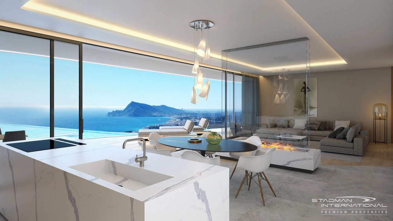 Villa de Nouvelle Construction avec Vue Mer à Altea Hills