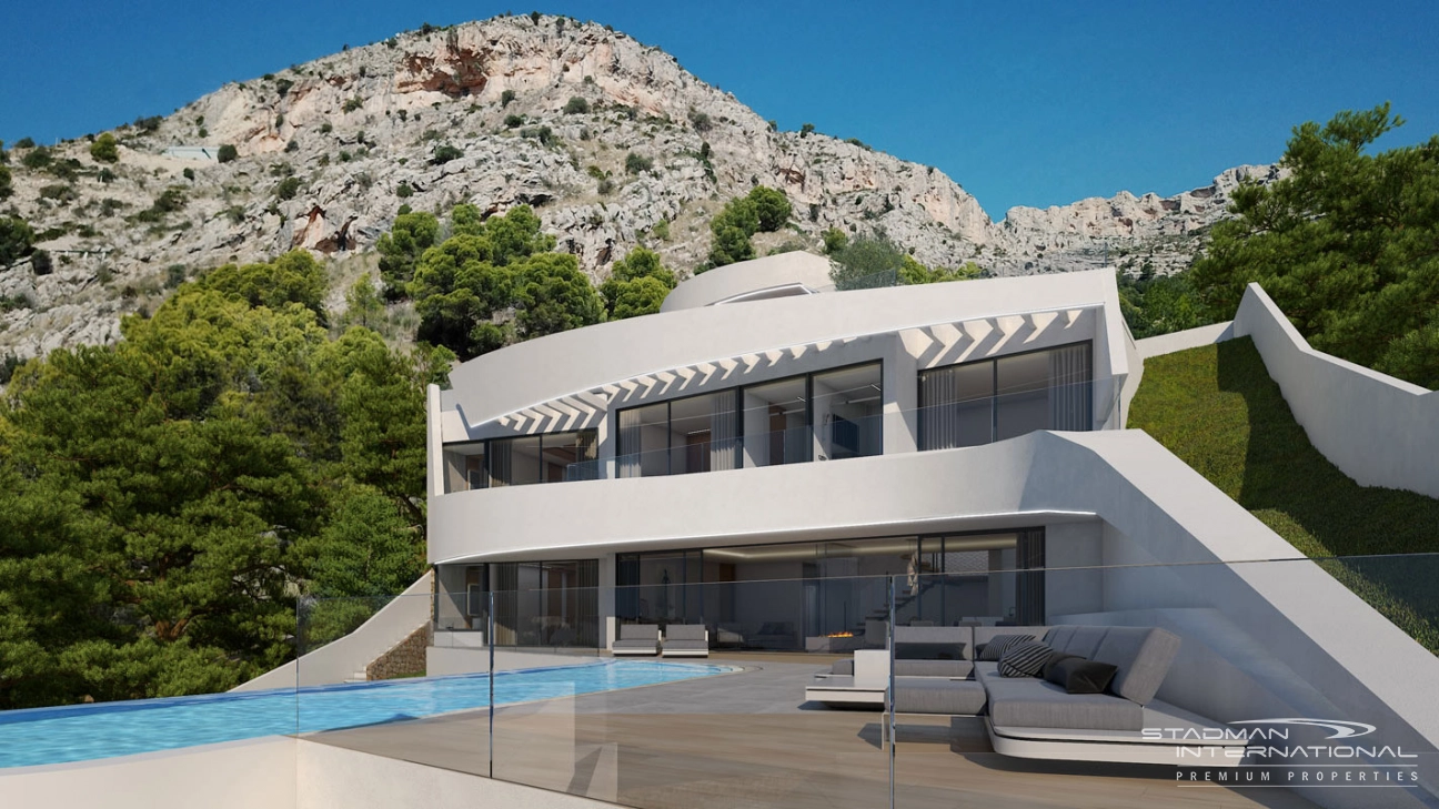 Villa de Nouvelle Construction avec Vue Mer à Altea Hills