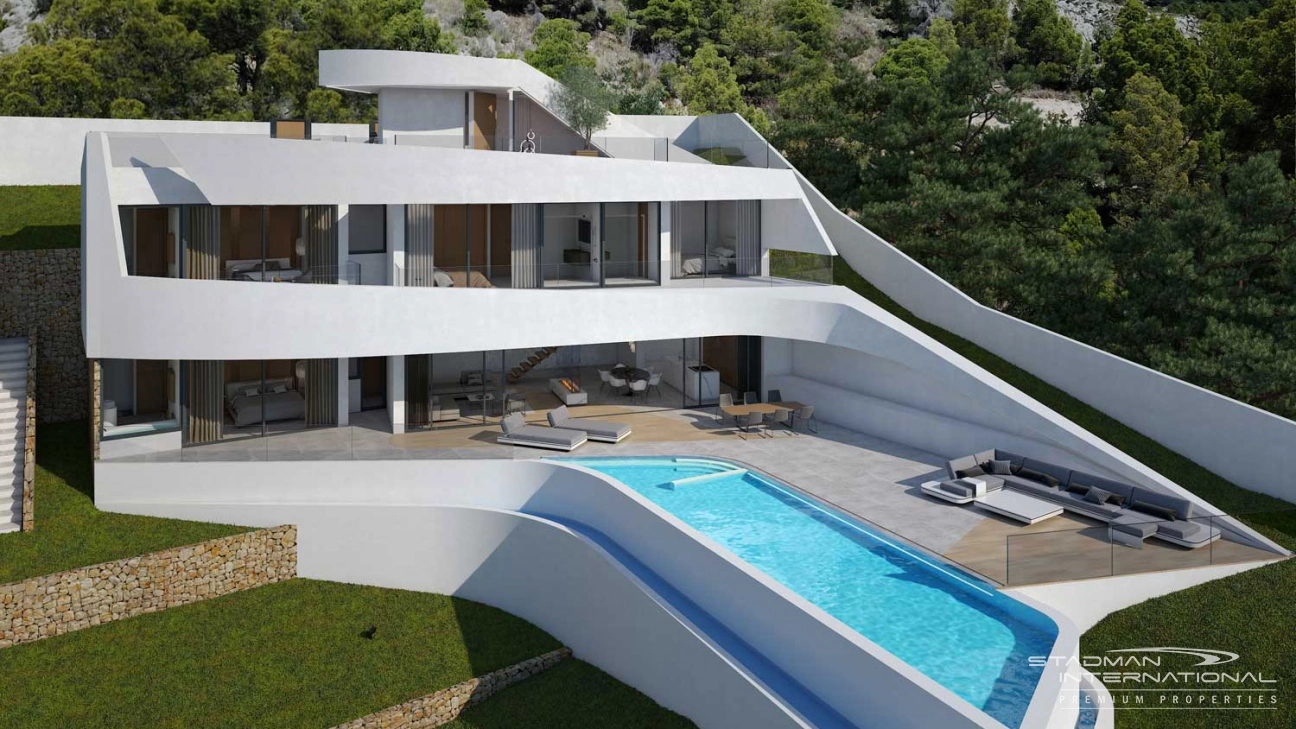 Villa de Nueva Construcción con Vistas al Mar en Altea Hills 