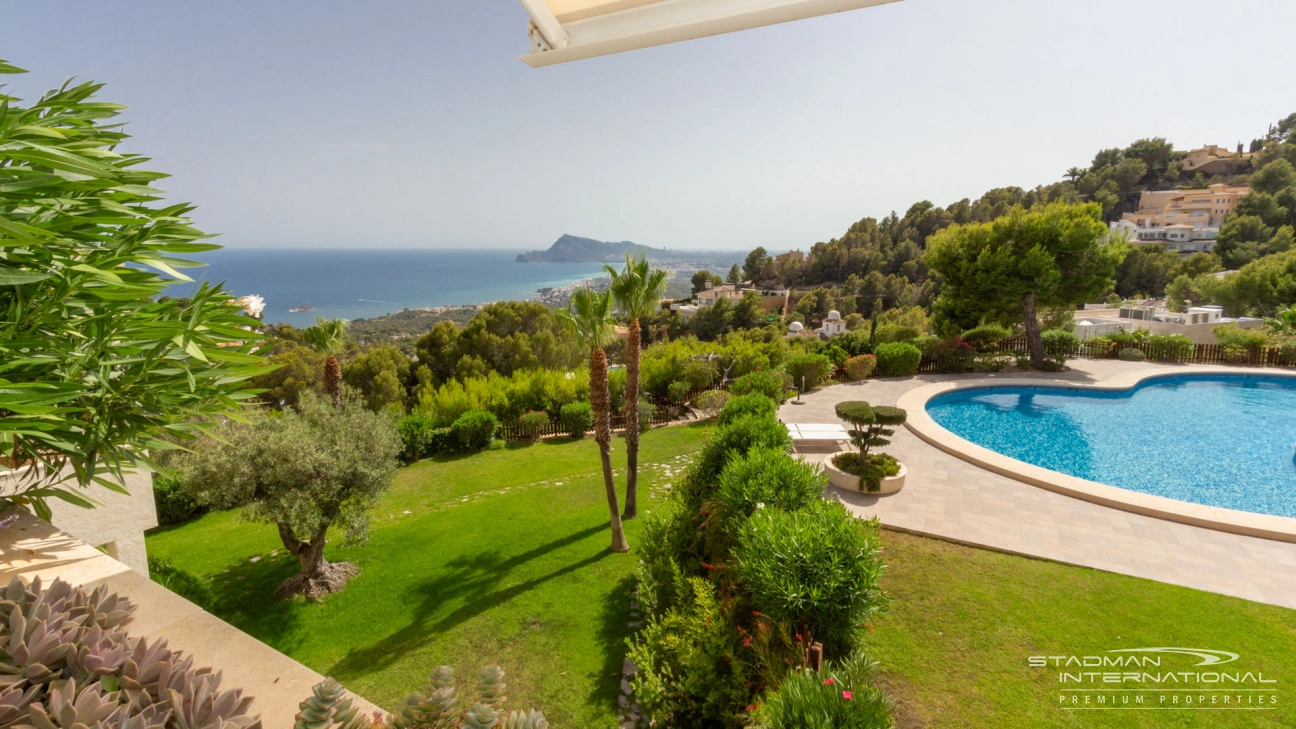 Apartment mit Meerblick in der Sierra de Altea