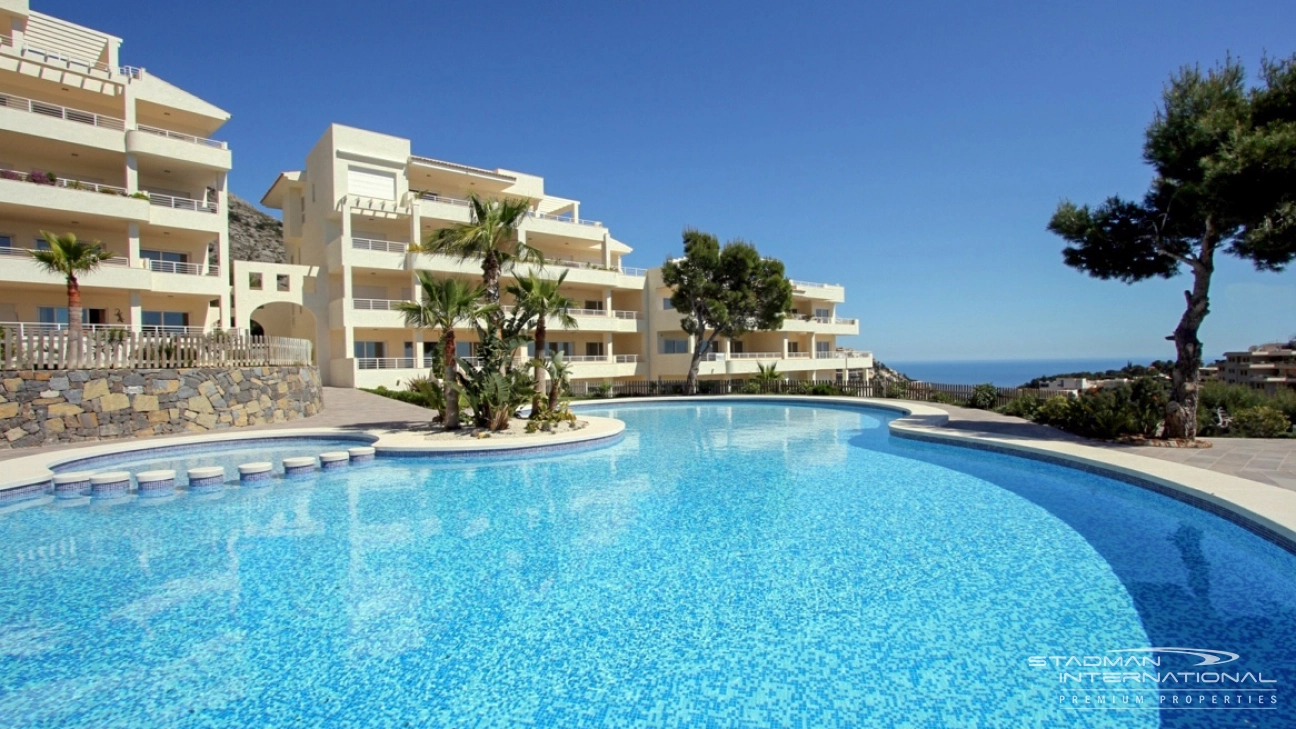 Apartment mit Meerblick in der Sierra de Altea