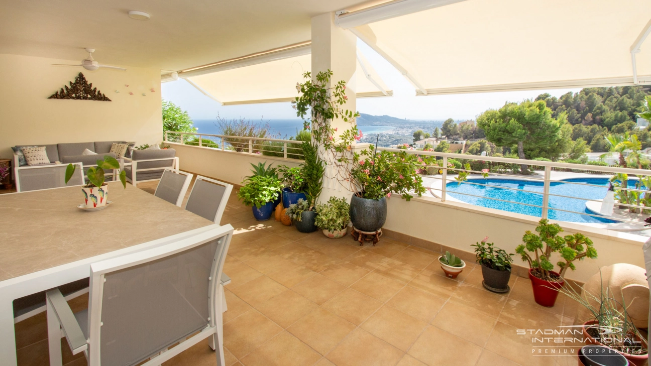 Apartment mit Meerblick in der Sierra de Altea