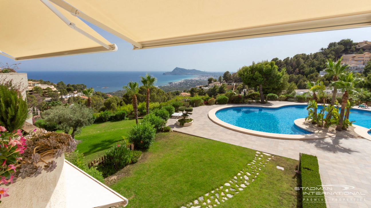 Apartment mit Meerblick in der Sierra de Altea