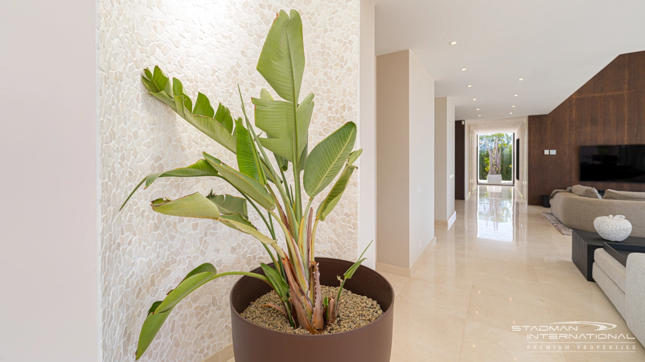 Moderne Villa auf einer Etage mit Meerblick in der Nähe der Altstadt von Altea

