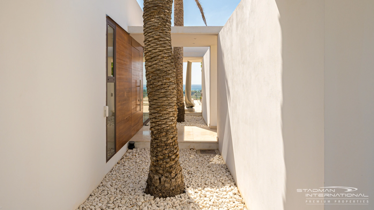 Moderne Villa auf einer Etage mit Meerblick in der Nähe der Altstadt von Altea

