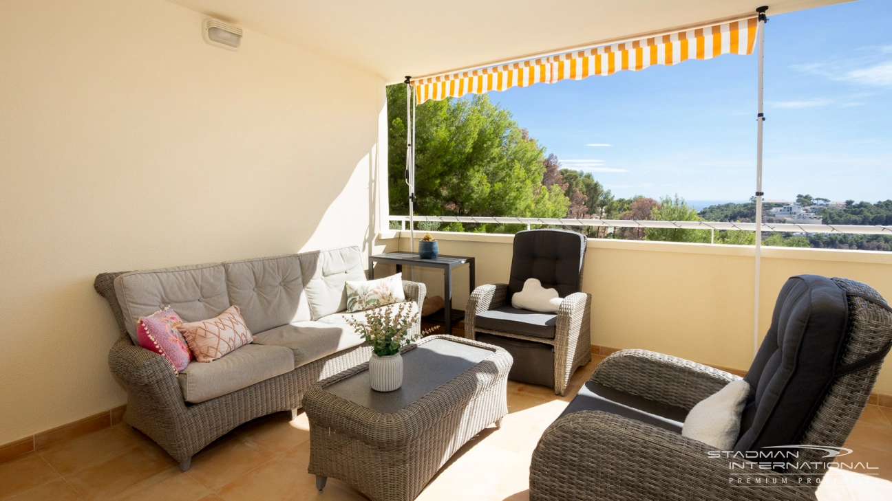 Schöne Wohnung mit Meerblick in Altea Hills
