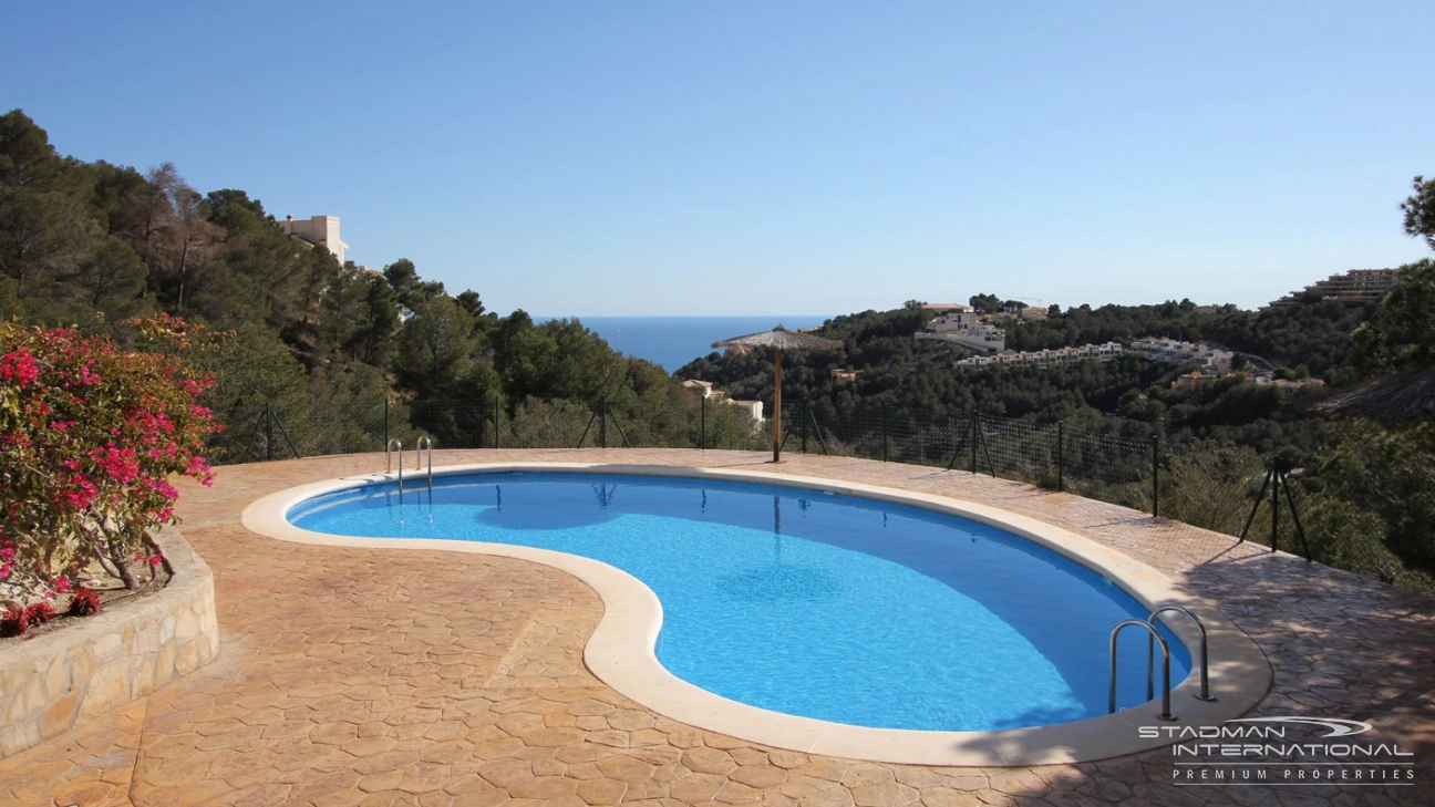 Schöne Wohnung mit Meerblick in Altea Hills
