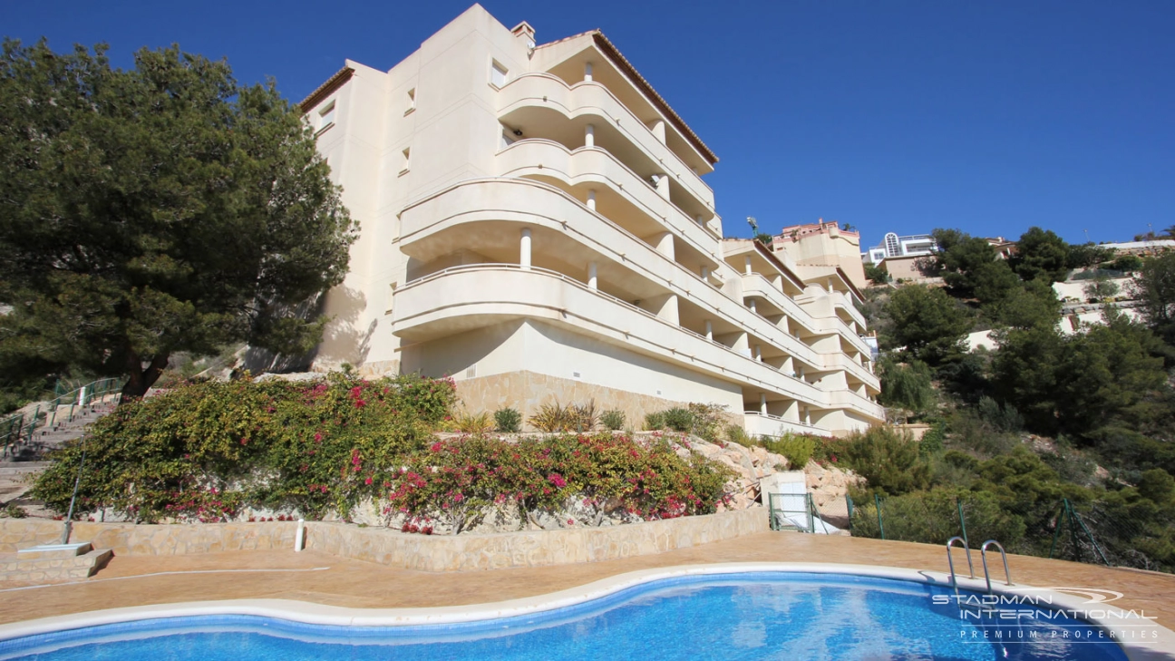 Schöne Wohnung mit Meerblick in Altea Hills
