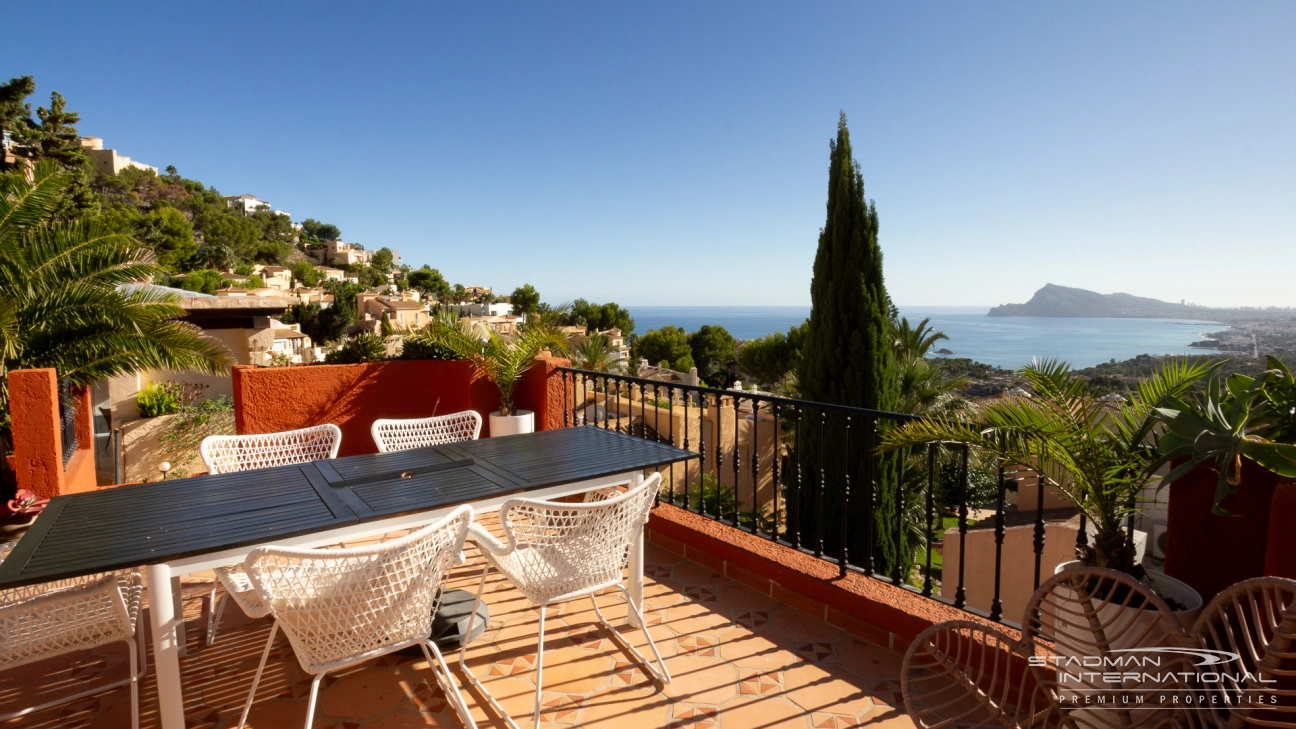 Half-open Woning in Altea Hills met Prachtig Uitzicht op Zee