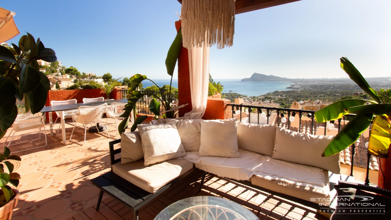 Half-open Woning in Altea Hills met Prachtig Uitzicht op Zee