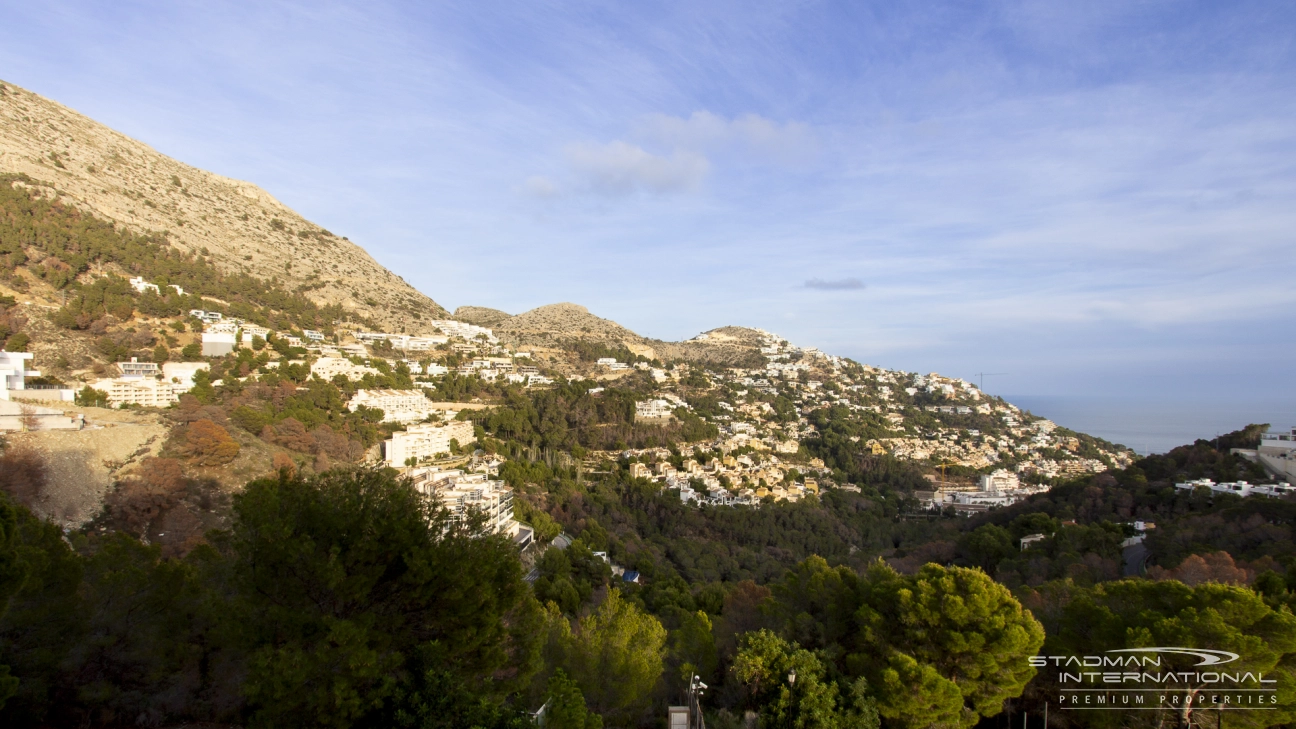 Hjørneleilighet med vakker Havutsikt i Sierra de Altea