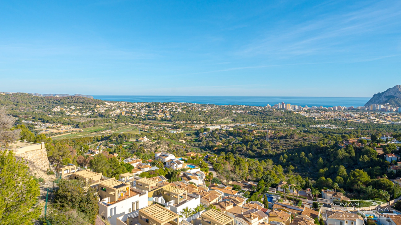 Luxe villa met panoramisch Zeezicht in Calpe