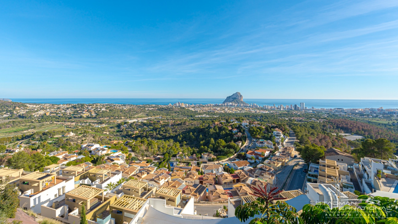 Luxe villa met panoramisch Zeezicht in Calpe