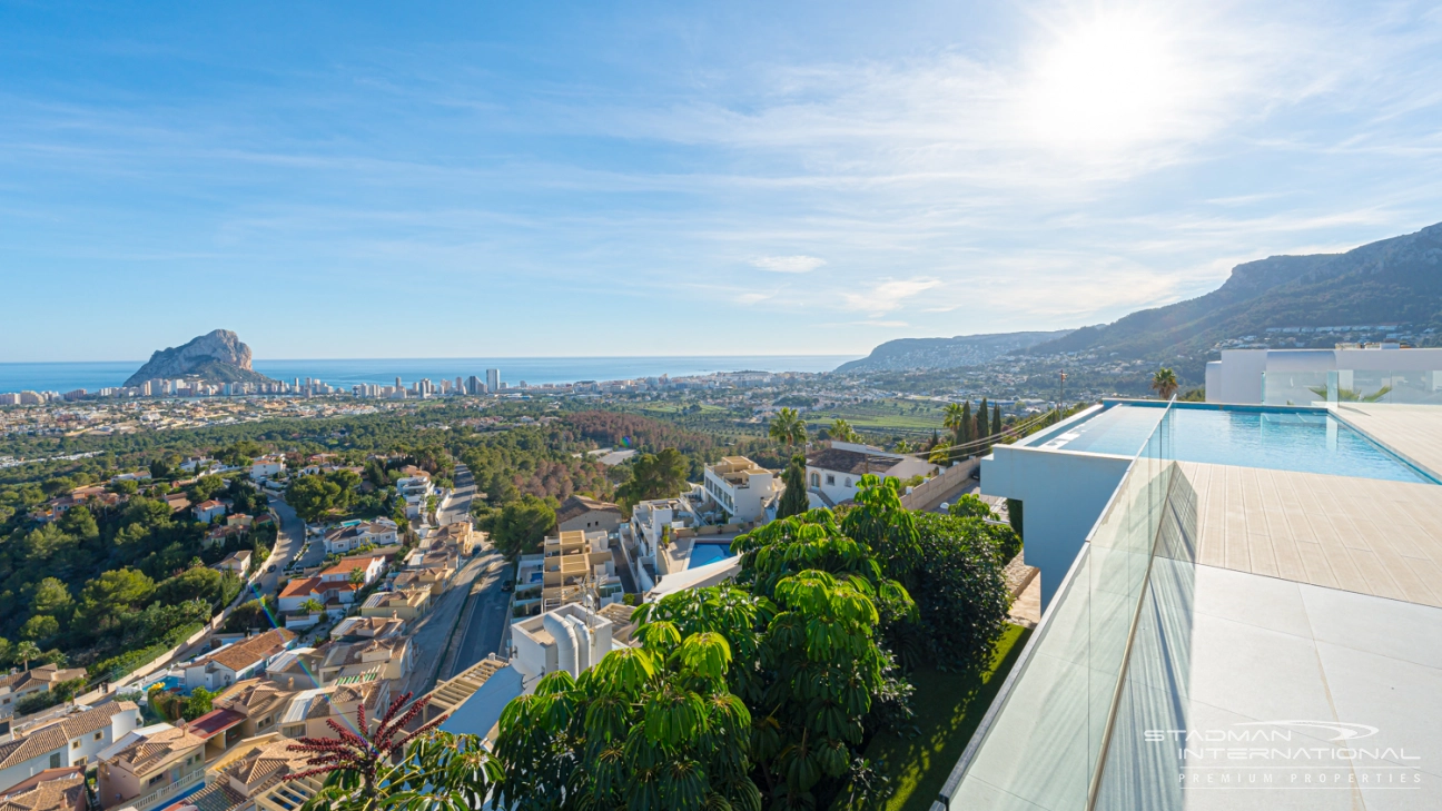 Luxe villa met panoramisch Zeezicht in Calpe