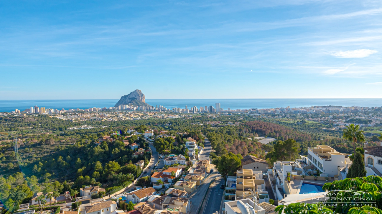 Luxe villa met panoramisch Zeezicht in Calpe