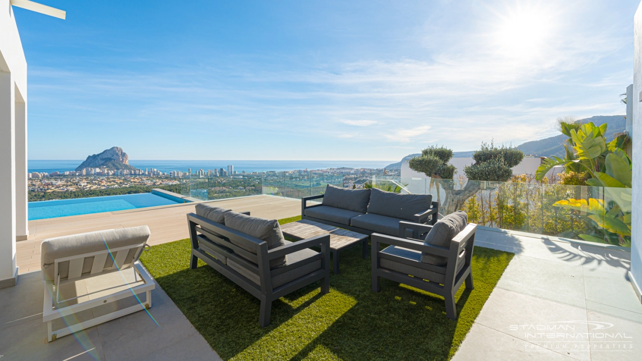 Luxe villa met panoramisch Zeezicht in Calpe