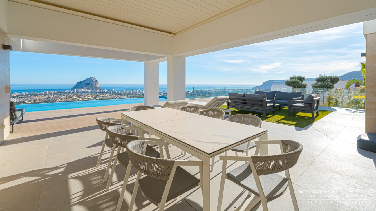 Luxe villa met panoramisch Zeezicht in Calpe