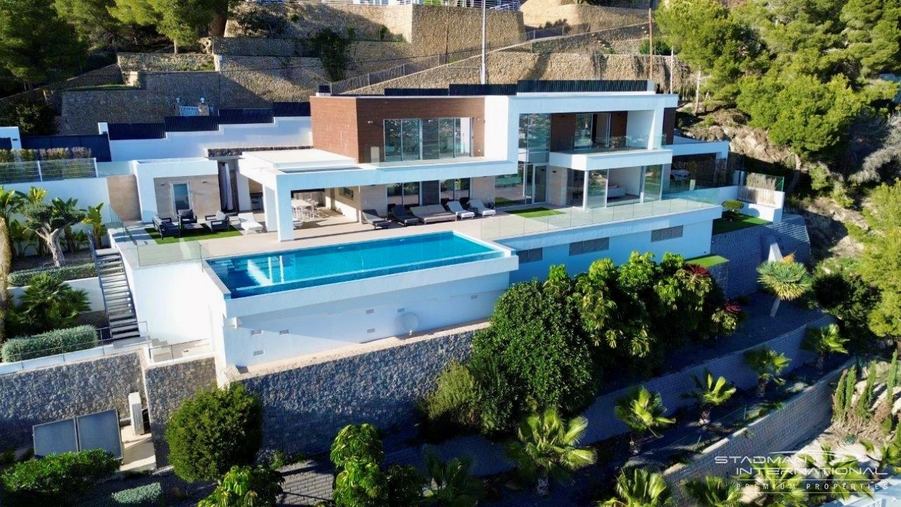 Luxe villa met panoramisch Zeezicht in Calpe