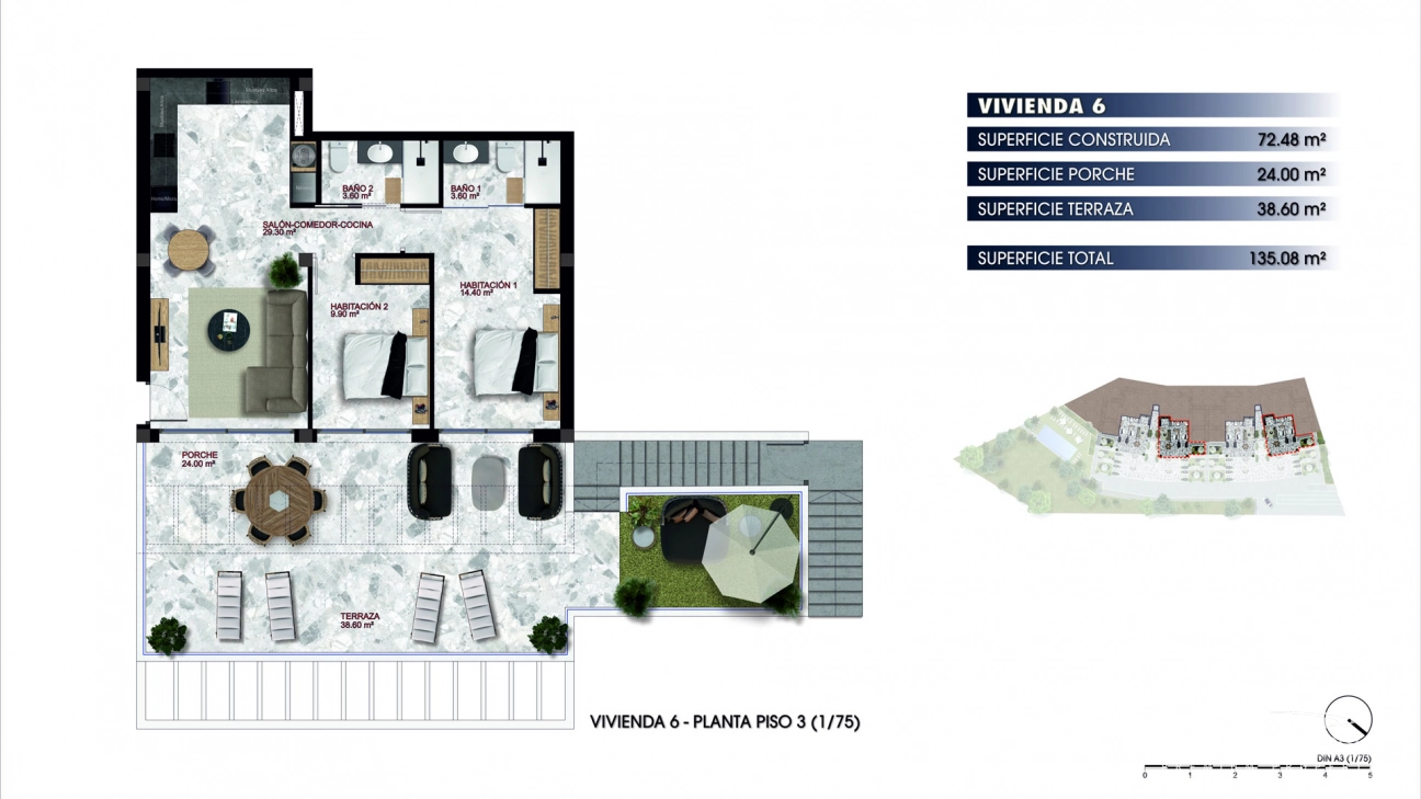 Appartements Modernes avec Vue sur la Mer à Finestrat