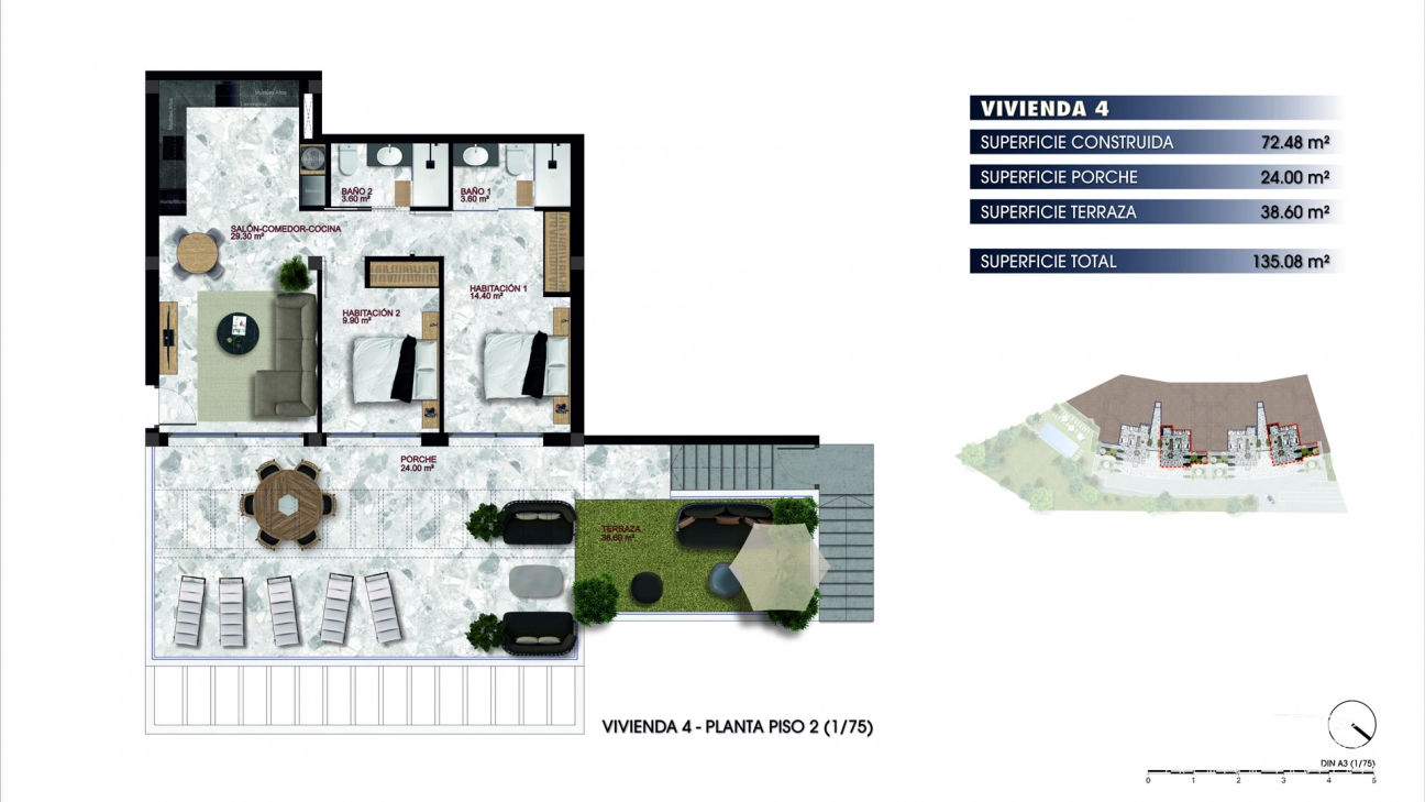 Appartements Modernes avec Vue sur la Mer à Finestrat