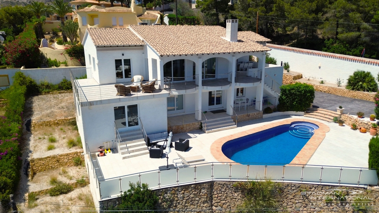 Ruime Villa met prachtig Zeezicht in de Sierra de Altea