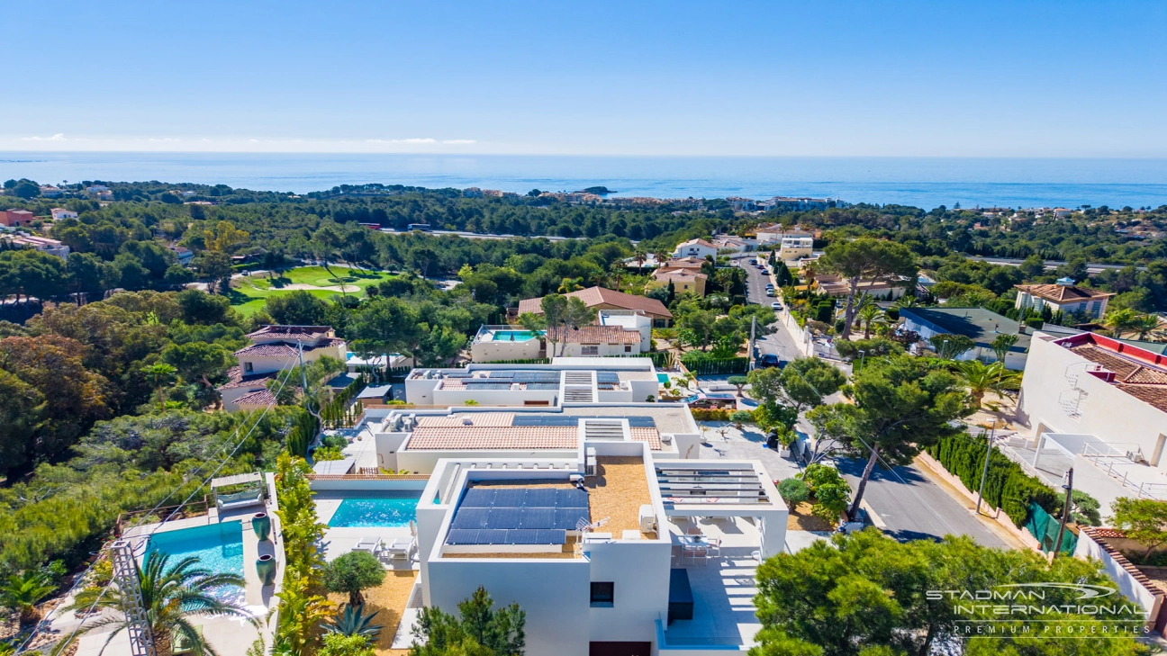 Modern New Built Villa on a Flat Plot with Sea Views 
