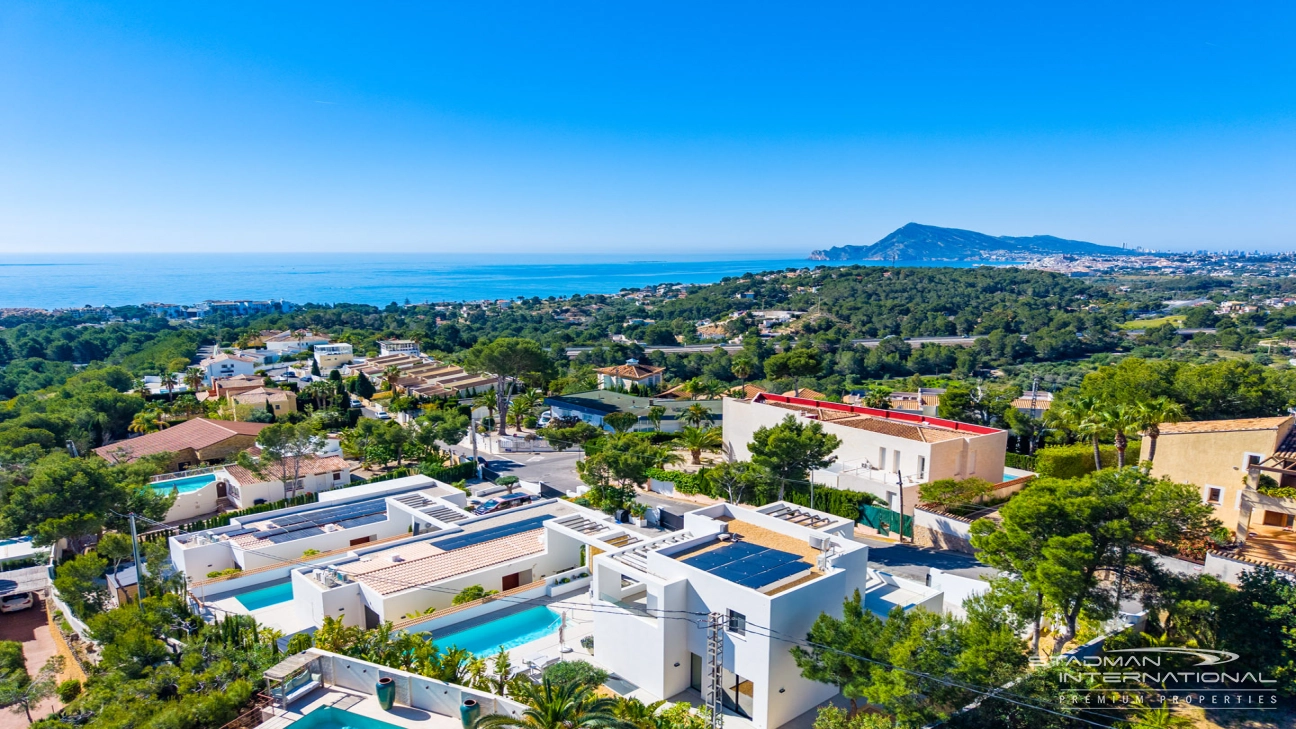 Modern New Built Villa on a Flat Plot with Sea Views 
