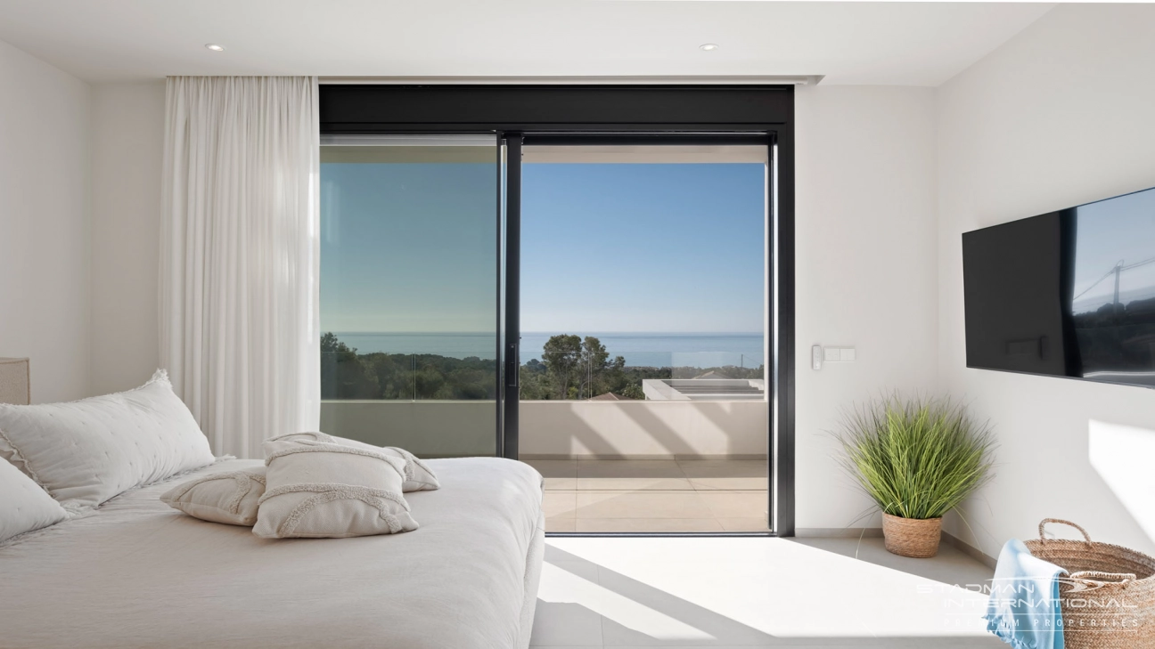 Modern New Built Villa on a Flat Plot with Sea Views 
