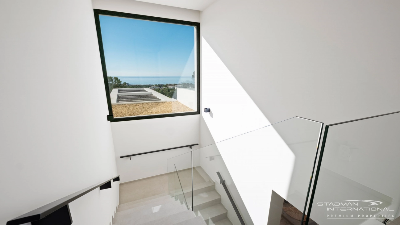 Modern New Built Villa on a Flat Plot with Sea Views 
