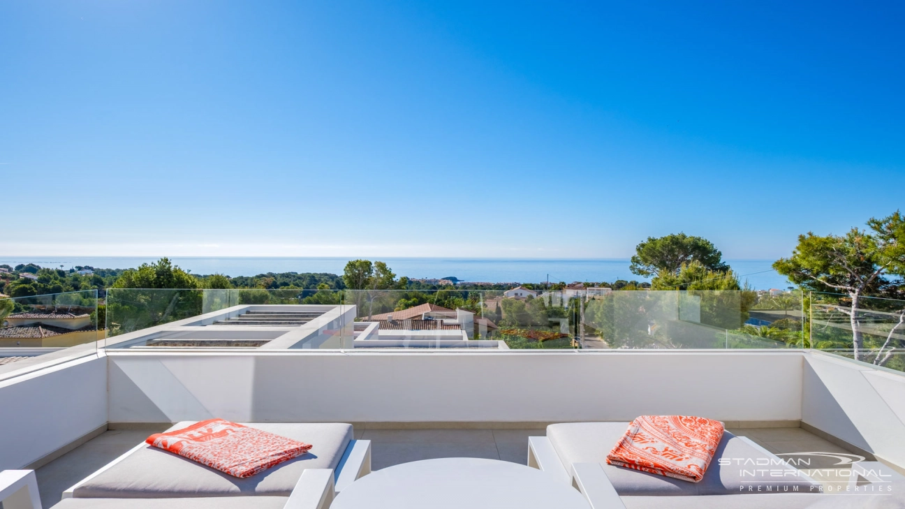 Modern New Built Villa on a Flat Plot with Sea Views 
