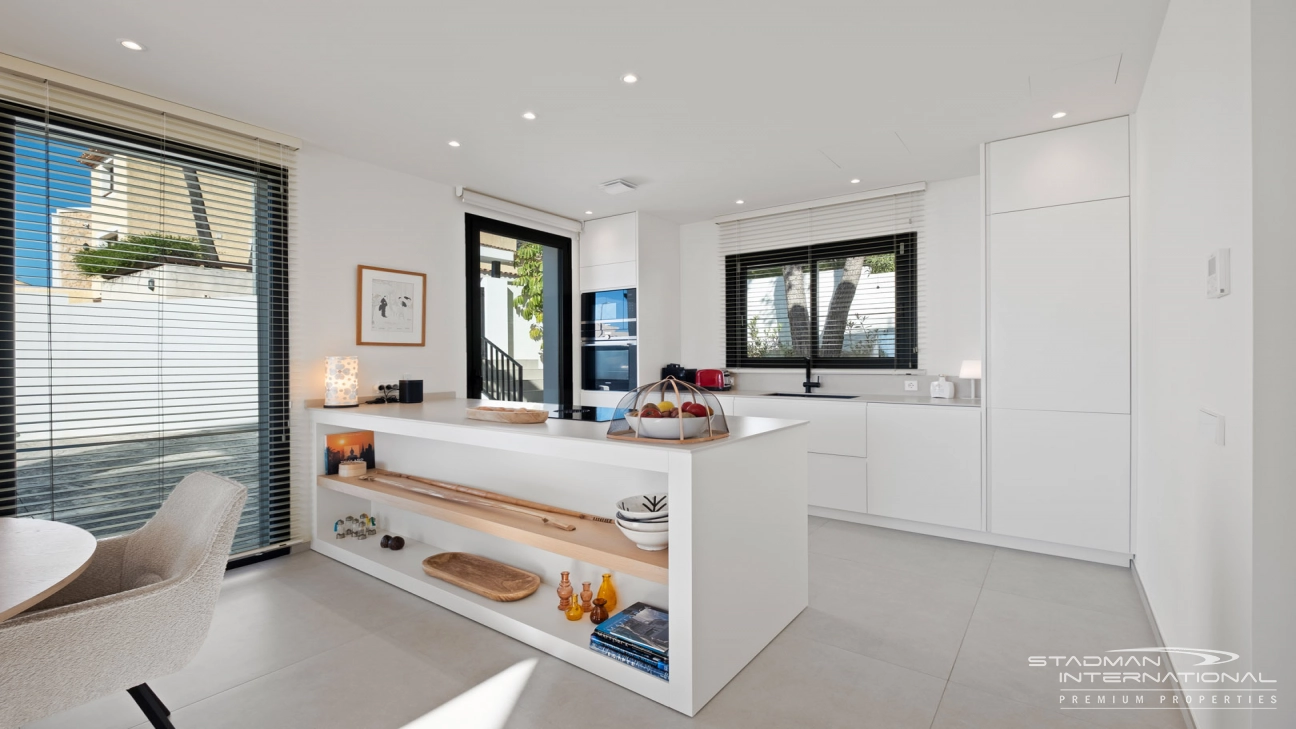 Modern New Built Villa on a Flat Plot with Sea Views 
